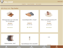 Tablet Screenshot of fell-shop.com